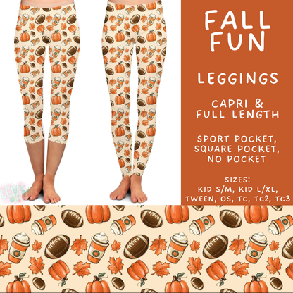 Batch #582 - Hello Fall 3 - Closes 9/7 - ETA early Nov - Fall Fun Full and Capri Length Leggings
