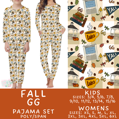 Batch #580 - Fall Family Pajamas 2 - Closes 9/4 - ETA early Nov - Fall GG Women's & Kid's Pajama Set