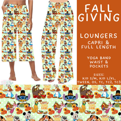 Batch #583 - Magical Character Fall - Closes 9/9 - ETA early Nov - Fall Giving Capri and Full Length Loungers