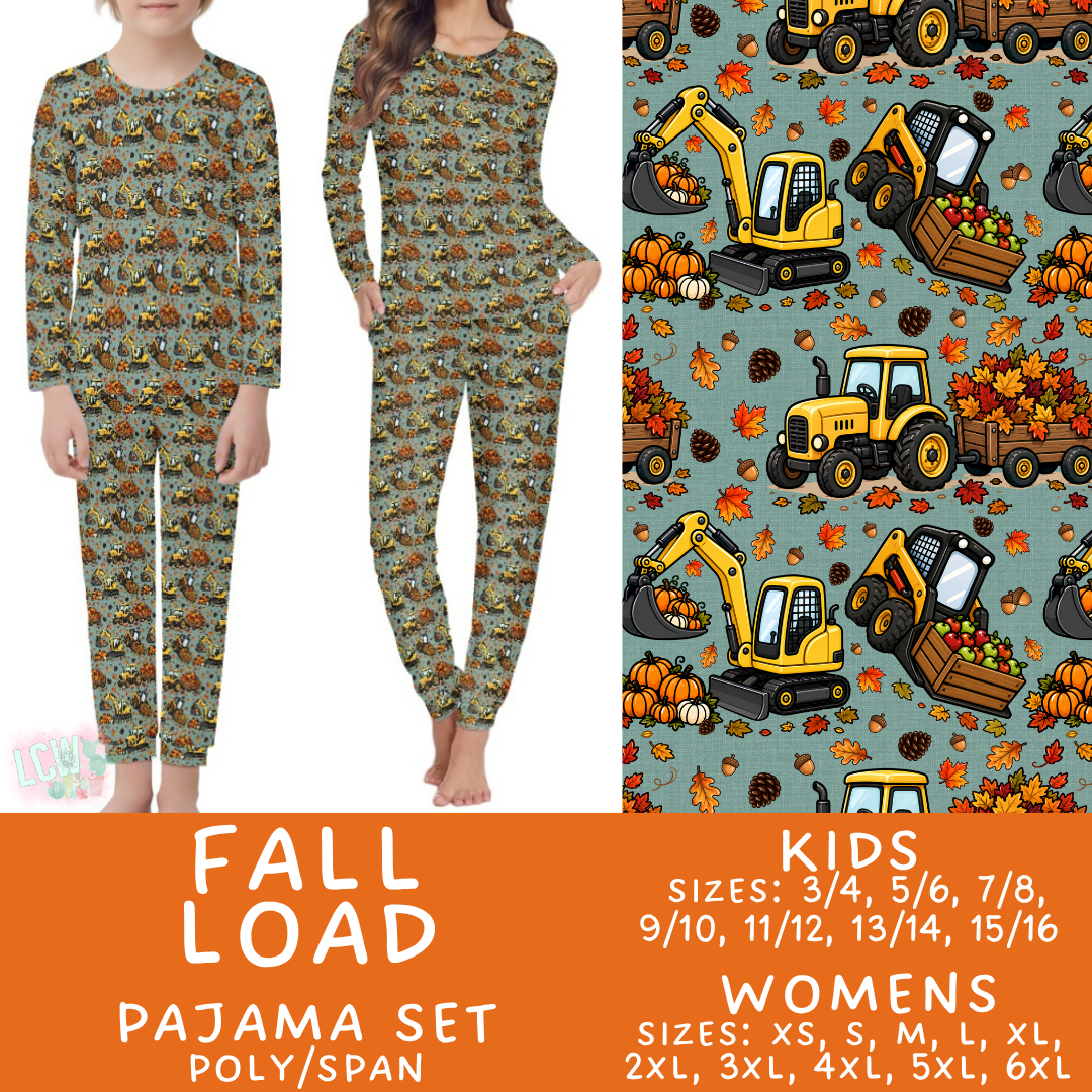 Batch #580 - Fall Family Pajamas 2 - Closes 9/4 - ETA early Nov - Fall Load Women's & Kid's Pajama Set