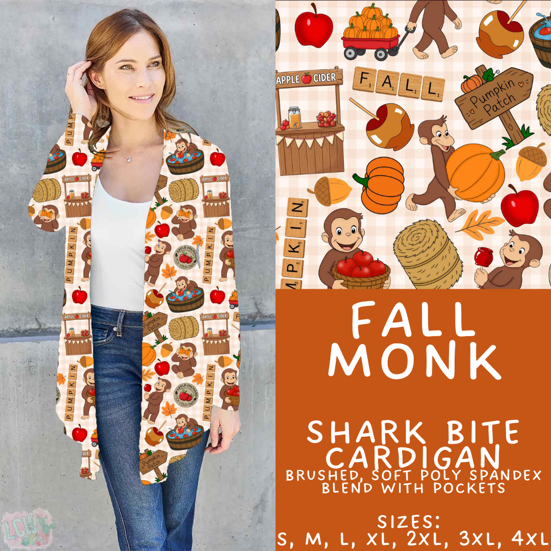 Batch #583 - Magical Character Fall - Closes 9/9 - ETA early Nov - Fall Monk Cardigan