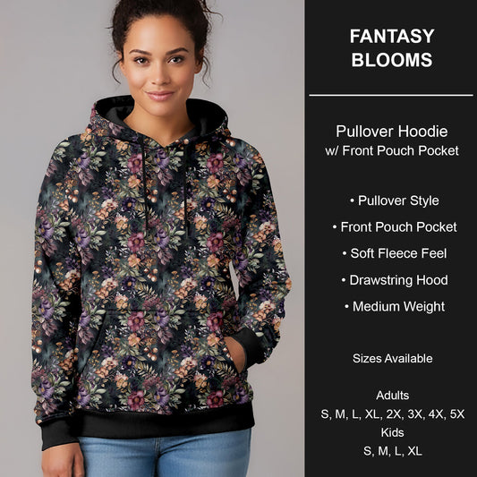 B266 - Preorder Fantasy Blooms Pullover Hoodie (Closes 12/17. ETA late Feb.)