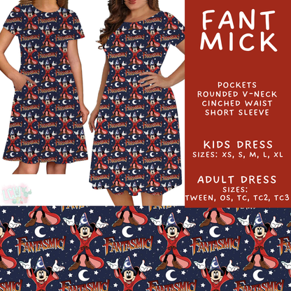 Batch #585 - Magical Faves 24 - Closes 9/14 - ETA mid Nov - Fant Mick Adult & Kids Dresses