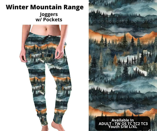 Preorder! Closes 10/24. ETA Dec. Winter Mountain Range Joggers