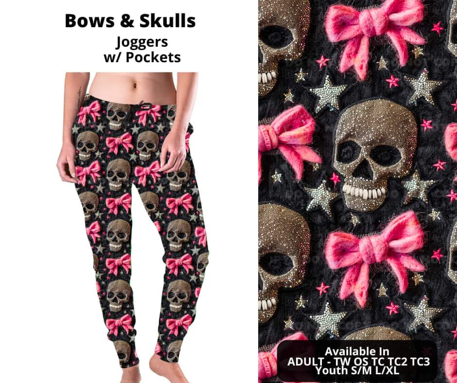 Bows & Skulls Joggers