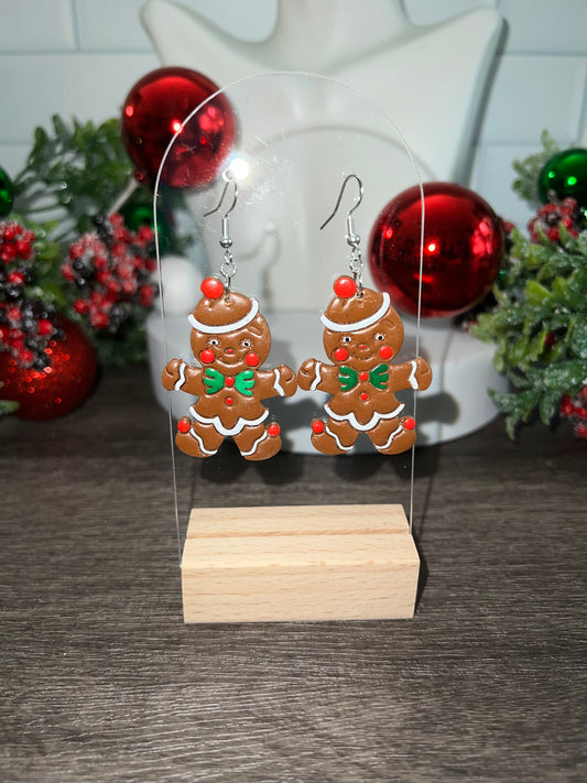 Gingy Bread- Merry Collection- Hook Earring