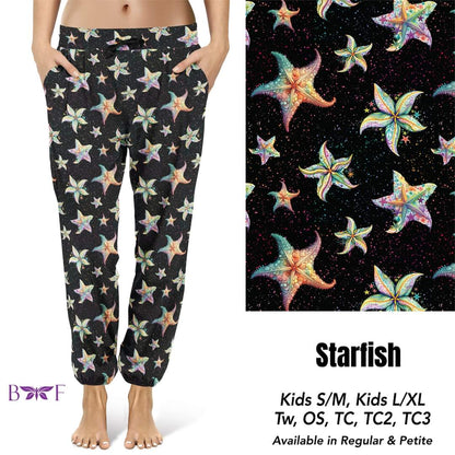 Starfish Capris and Biker Shorts