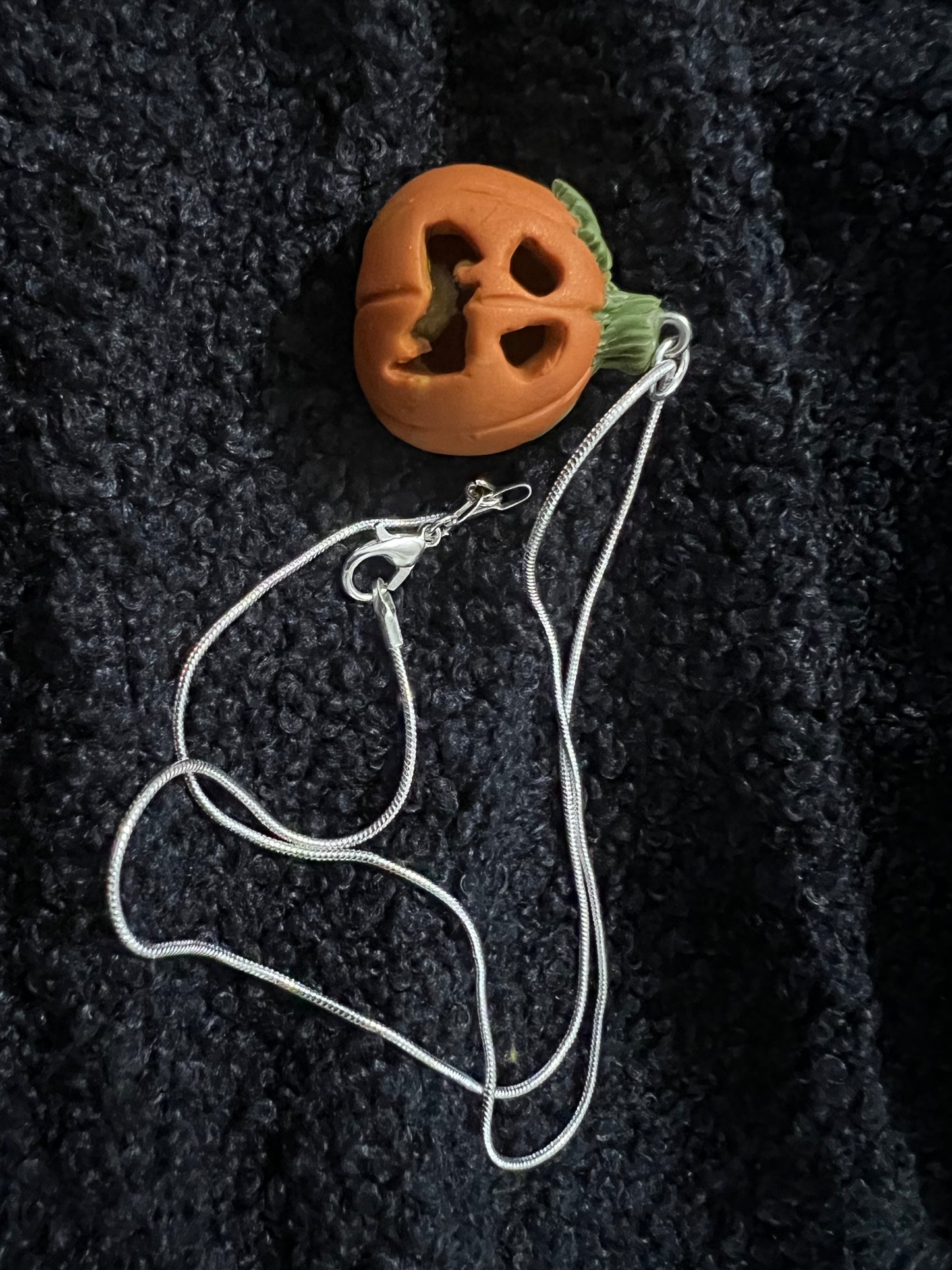 Worry Wort Pumpkin Necklace