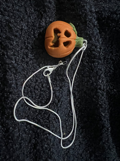 Worry Wort Pumpkin Necklace