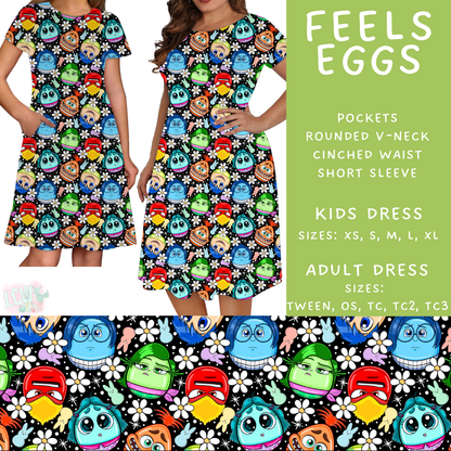 Batch #477 - Magical Character Easter - Closes 1/12 ETA - Early March - Feels Eggs Adult & Kids Dresses