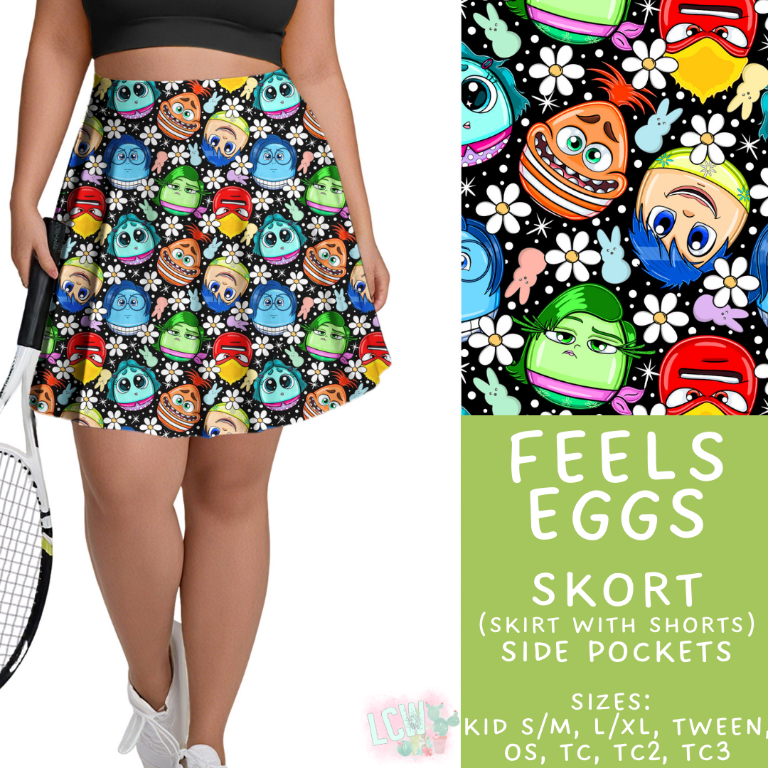 Batch #477 - Magical Character Easter - Closes 1/12 ETA - Early March - Feels Eggs Skort