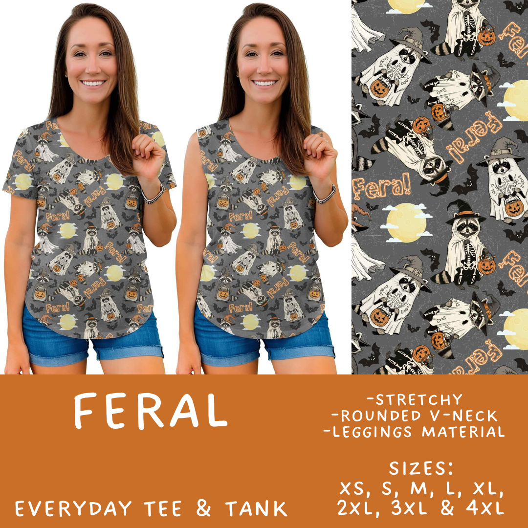 Batch #556 - Halloween 3 - Closes 7/15 - ETA mid Sept - Feral Everyday Tank & Tee