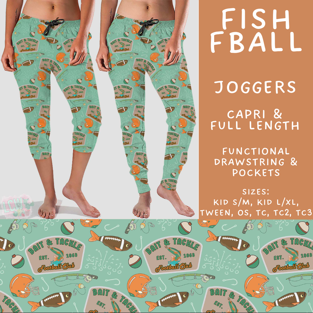Batch #592 -  Fun Run 27 - Closes 9/30 - ETA late Nov - Fish FBall Full and Capri Length Joggers