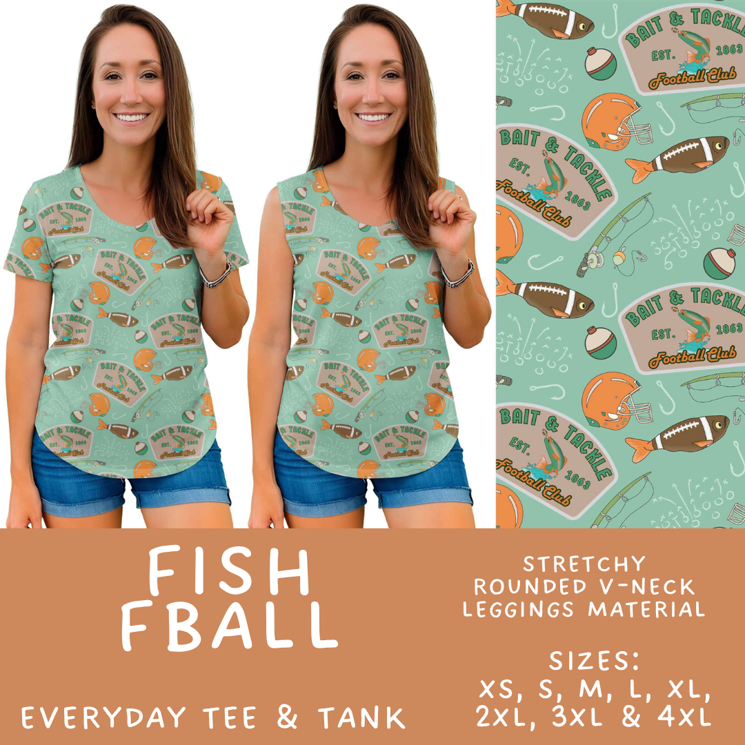 Batch #592 -  Fun Run 27 - Closes 9/30 - ETA late Nov - Fish FBall Everyday Tank & Tee