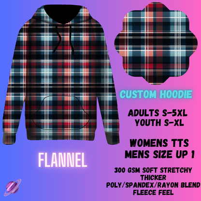 PULLOVER HOODIE RUN 1-FLANNEL