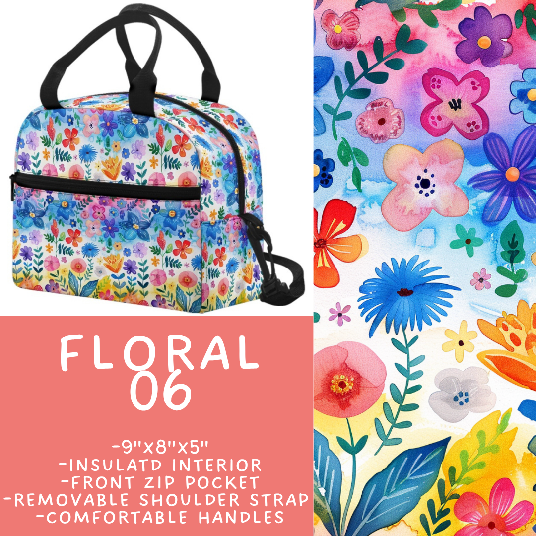 Batch #545 - Back to School 3 - Closes 6/19 - ETA early/mid August - Floral 06 Lunch Box