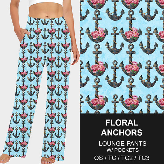 RTS - Floral Anchors Lounge Pants