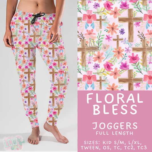 Batch #478 - Bunny Trail Collection - Closes 1/12 ETA - Early March - Floral Bless Joggers