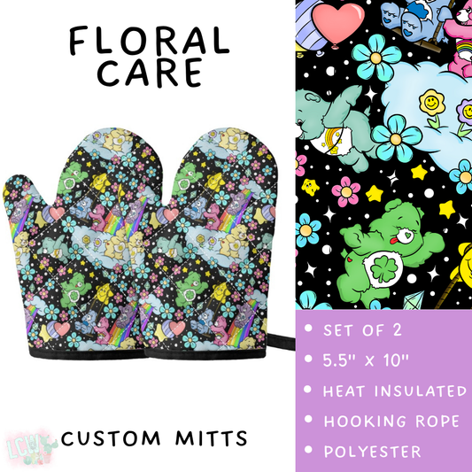 Batch #476 - Bake Off - Closes 1/16 - ETA early/mid March - Floral Care Oven Mitts