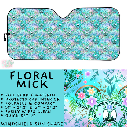Batch #554 - Car Accessories 3 - Closes 7/10 - ETA early/mid Sept - Floral Mick Windshield Sun Shade