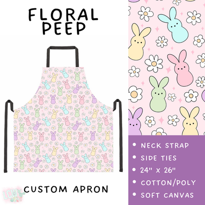 Batch #476 - Bake Off - Closes 1/16 - ETA early/mid March - Floral Peep Apron
