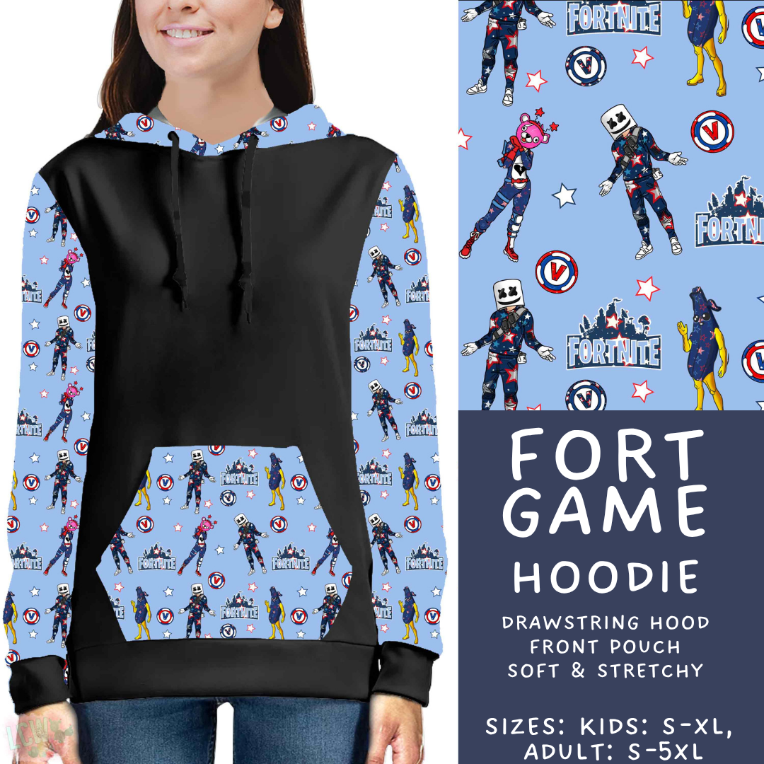 Batch #592 -  Fun Run 27 - Closes 9/30 - ETA late Nov - Fort Game Hoodie