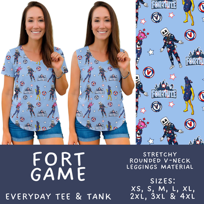 Batch #592 -  Fun Run 27 - Closes 9/30 - ETA late Nov - Fort Game Everyday Tank & Tee