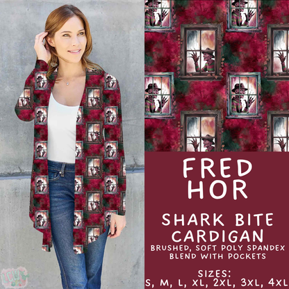 Batch #571 - Horror Windows - Closes 8/17 - ETA mid Oct - Fred Hor Cardigan