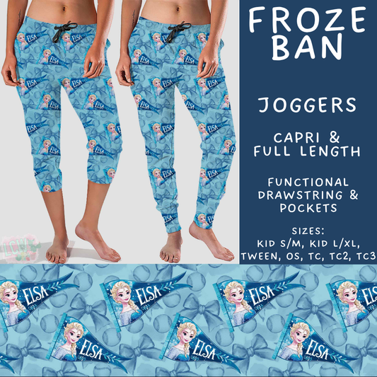 Batch #542 - Pennant Banner Collection - Closes 6/12 - ETA mid August - Froze Ban Full and Capri Length Joggers