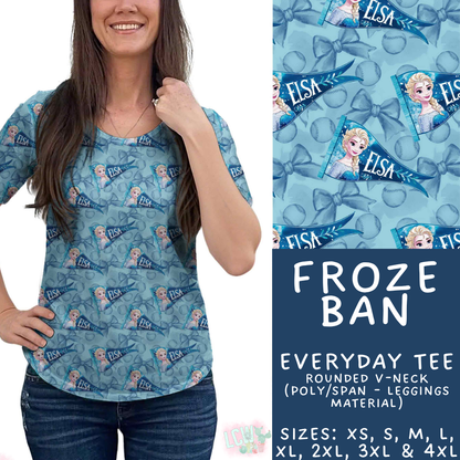 Batch #542 - Pennant Banner Collection - Closes 6/12 - ETA mid August - Froze Ban Everyday Tee