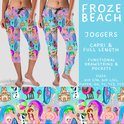Batch #526 - Magical Character Summer - Closes 5/6 - ETA early July - Froze Beach Full and Capri Length Joggers