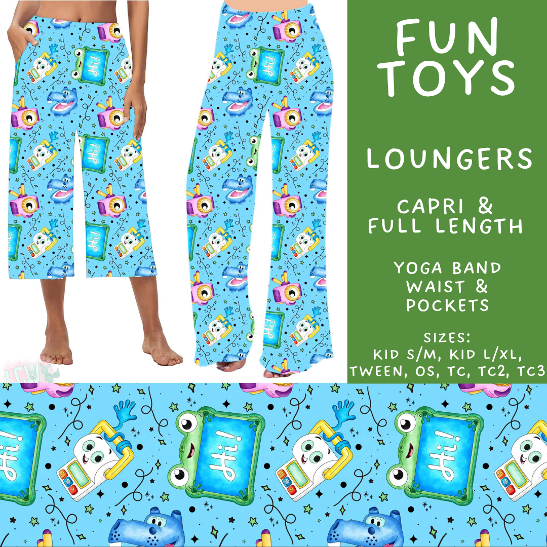 Batch #572 - Magical Faves 23 - Closes 8/19 - ETA mid October - Fun Toys Capri and Full Length Loungers