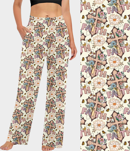 RTS - Floral Faith Lounge Pants
