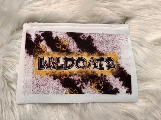 Wildcats Zippered Pouch