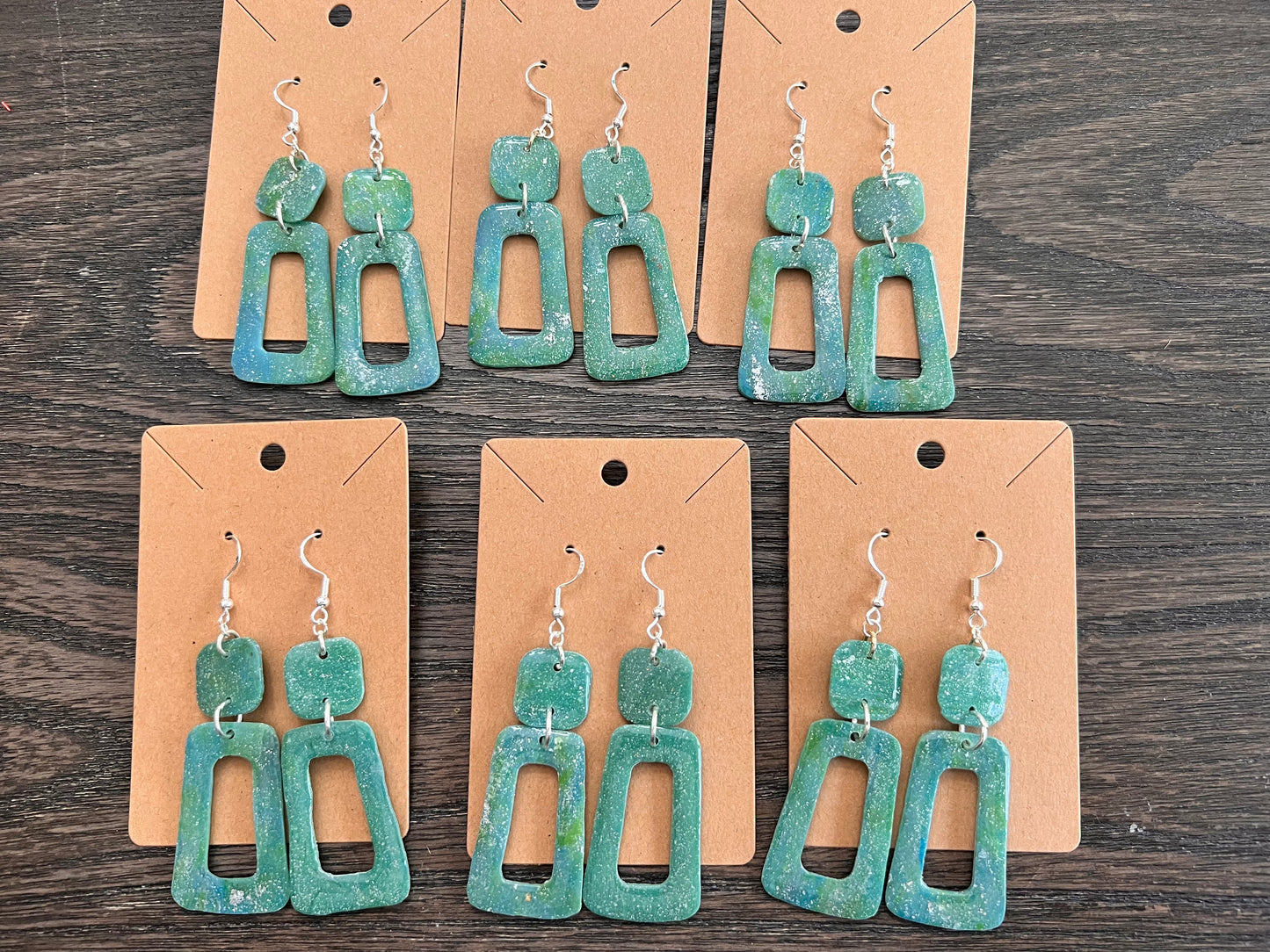 Dangle Seafoam Hook Earrings