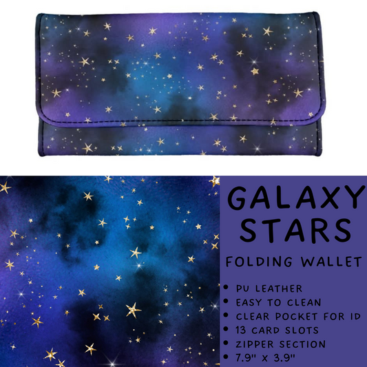 Batch #265 - Card Holders & Foldable Wallets - Closes 1/1 - ETA mid Feb - Galaxy Stars Foldable Wallet