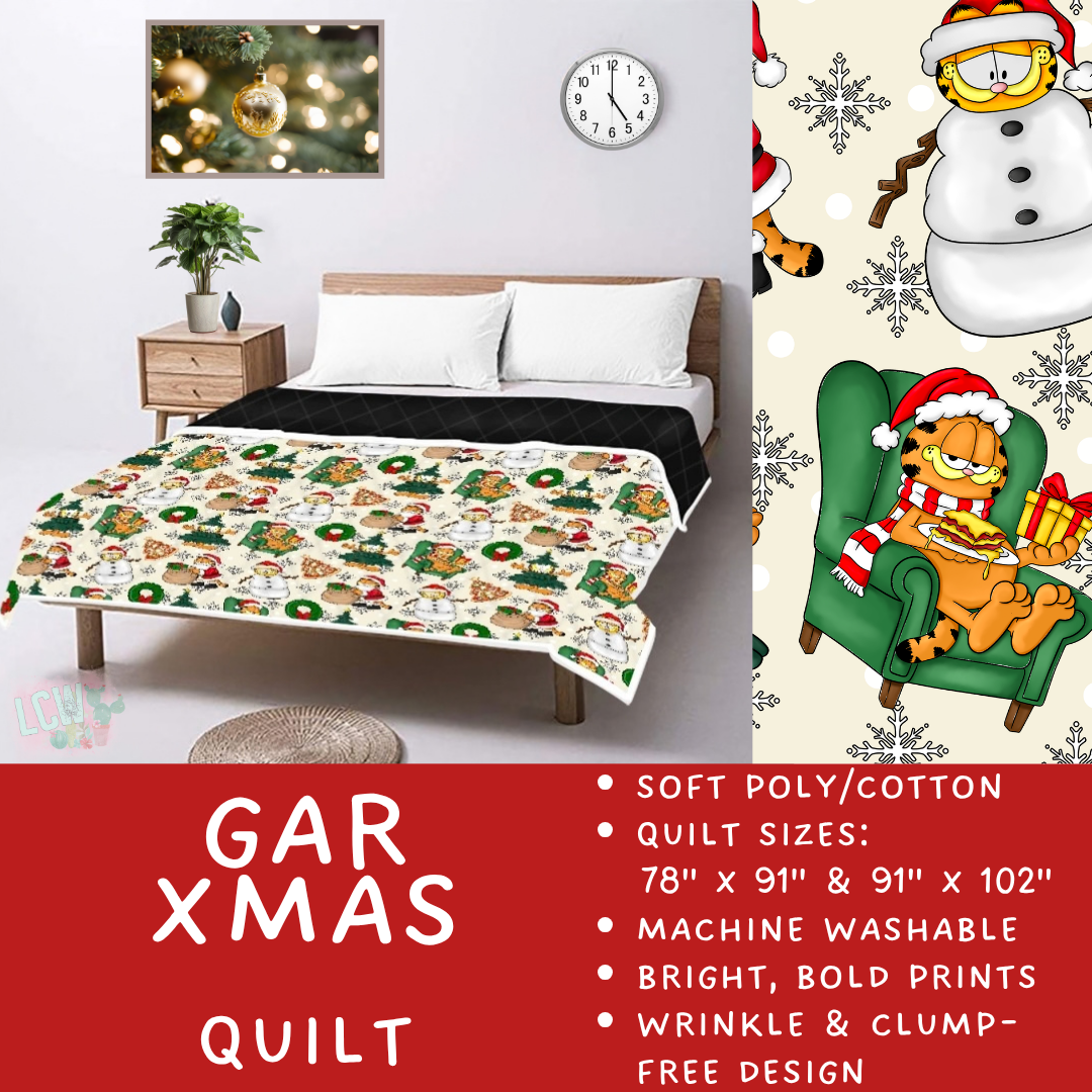 Batch #597 - Christmas Quilts - Closes 10/12 - ETA early Dec - Gar Xmas Quilt