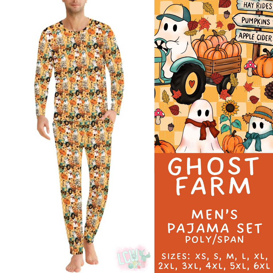Batch #580 - Fall Family Pajamas 2 - Closes 9/4 - ETA early Nov - Ghost Farm Men's Pajama Set