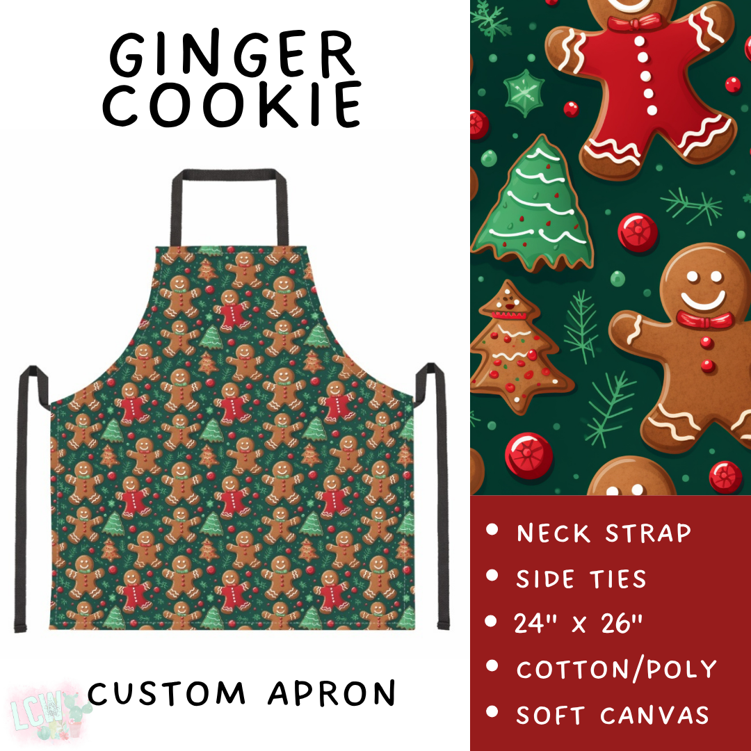 Batch #591 - Baking Spirits Bright 3 - Closes 9/28 - ETA mid/late Nov - Ginger Cookie Apron