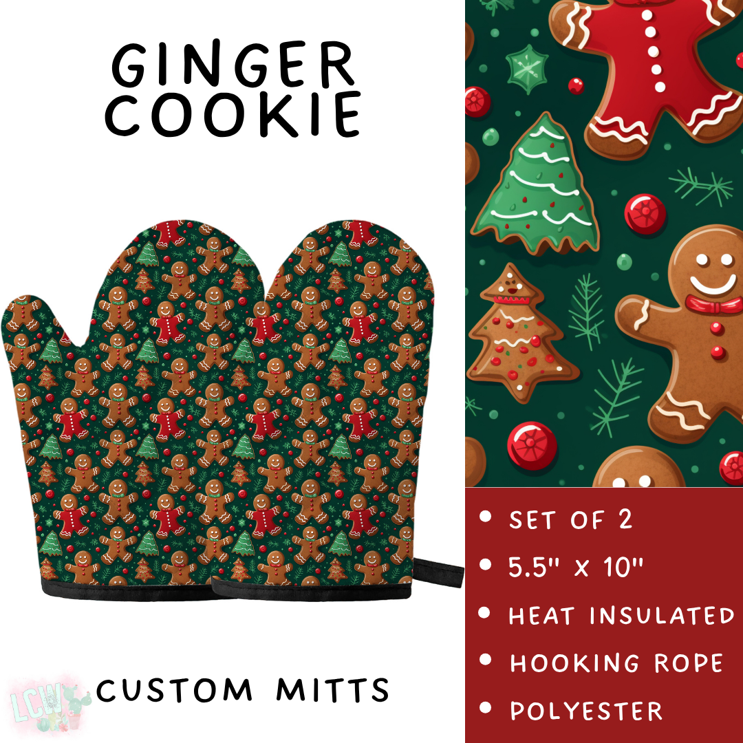 Batch #591 - Baking Spirits Bright 3 - Closes 9/28 - ETA mid/late Nov - Ginger Cookie Oven Mitts