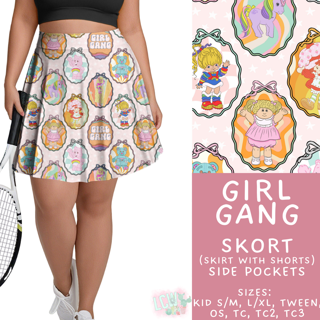 Batch #479 - Cool Characters 11 - Closes 1/21 - ETA mid/late March - Girl Gang Skort