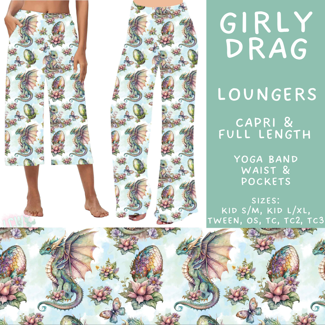 Batch #603 - September Request Run - Closes 10/26 - ETA mid/late Dec - Girly Drag Capri and Full Length Loungers