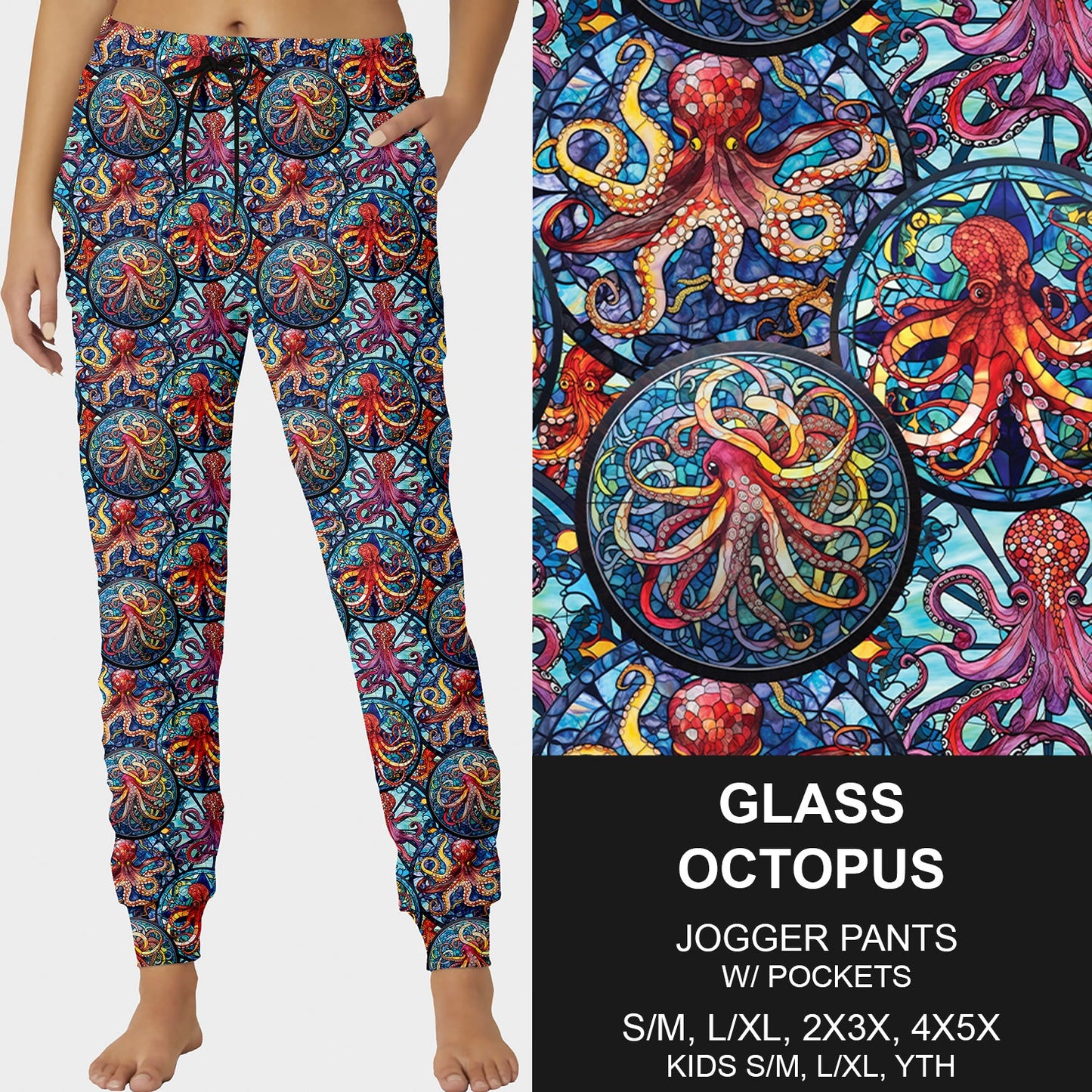 RTS - Glass Octopus Joggers