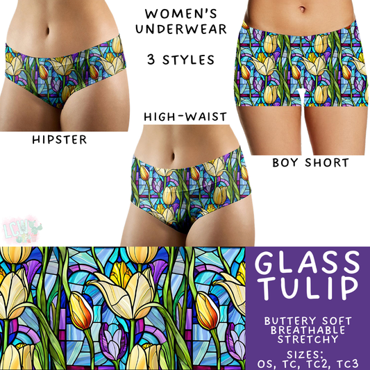 Batch #473 - Comfortable Underwear 5 - Closes 1/9 - ETA early March - Glass Tulip Women's Underwear