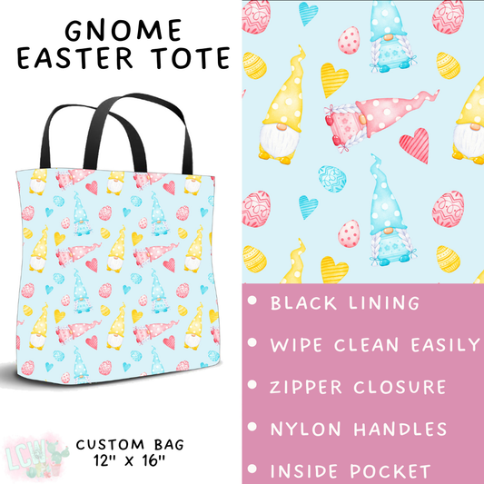 Batch #478 - Bunny Trail Collection - Closes 1/12 ETA - Early March - Gnome Easter Tote