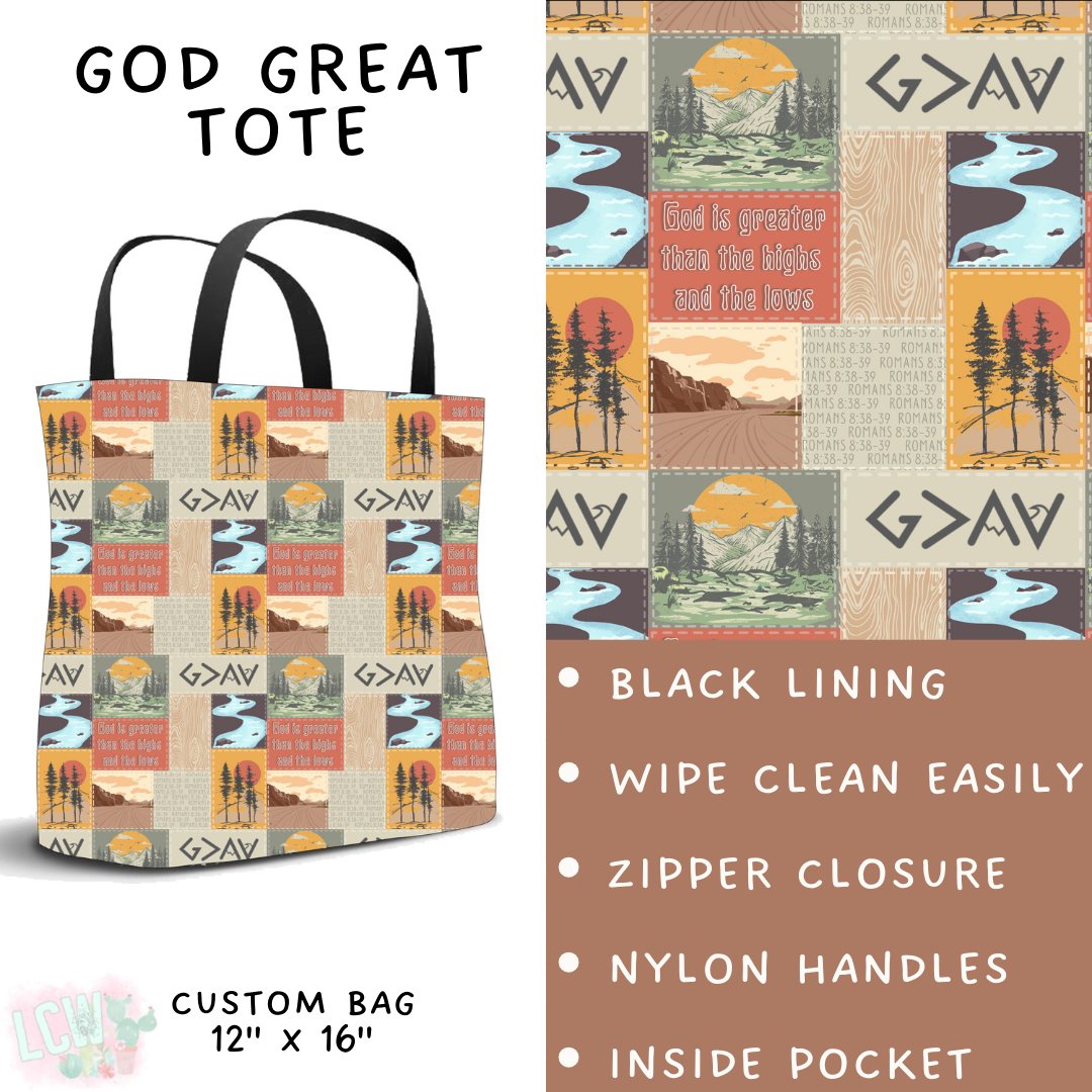 Batch #468 - Fun Run 18 - Closes 12/26 - ETA late Feb - God Great Tote