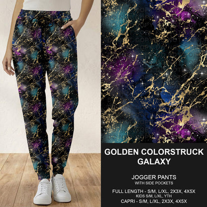 B291 - Preorder Golden Colorstruck Galaxy Joggers (Closes 5/17. ETA: late July)