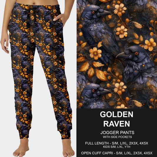 B206- Preorder Golden Raven Joggers (Closes 1/19. ETA: mid April)