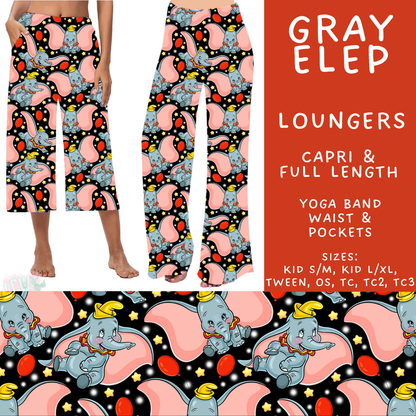 Batch #572 - Magical Faves 23 - Closes 8/19 - ETA mid October - Gray Elep Capri and Full Length Loungers
