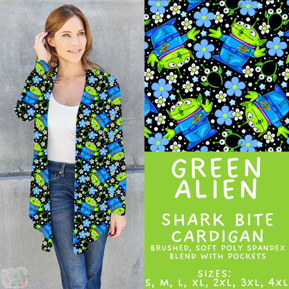 Batch #572 - Magical Faves 23 - Closes 8/19 - ETA mid October - Green Alien Cardigan
